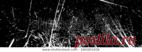 Дистресс Трещины Пятна Используемая Текстура Гранж Стоковая Иллюстрация 1665851038