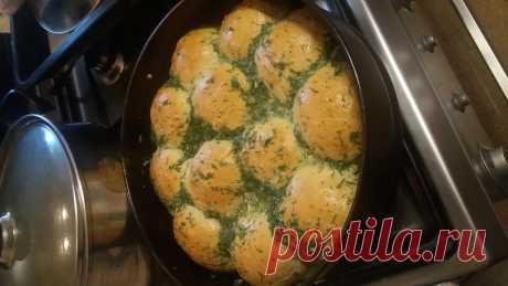 Пампушки с чесноком к украинскому борщу | Picantecooking