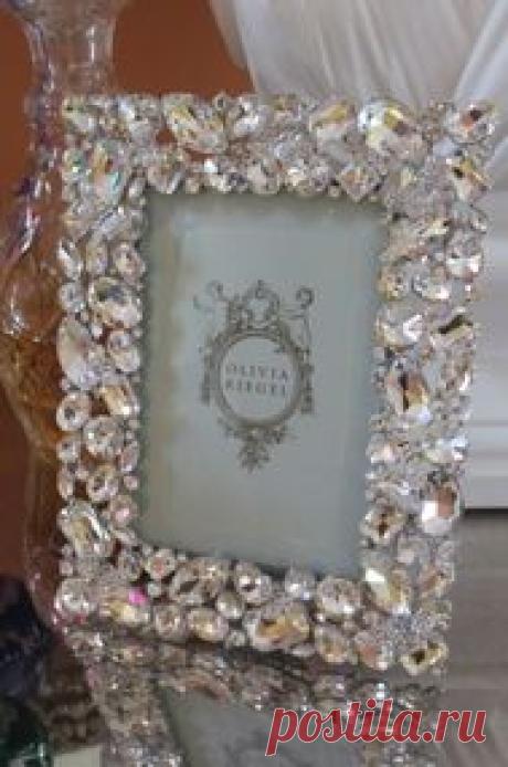 Olivia Riegel Roxy Sparkling Rhinestone and Crystal Photo Frame
