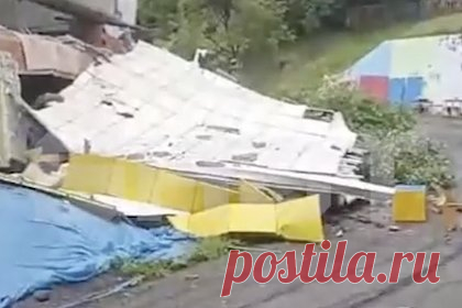 В детсаду на Камчатке после землетрясения обрушилась стена