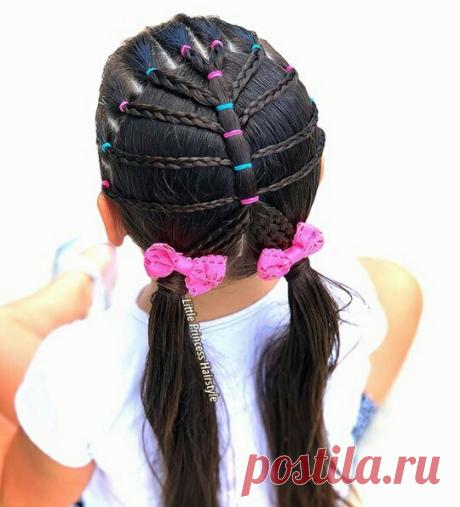 Сложные детские причёски (креатив)