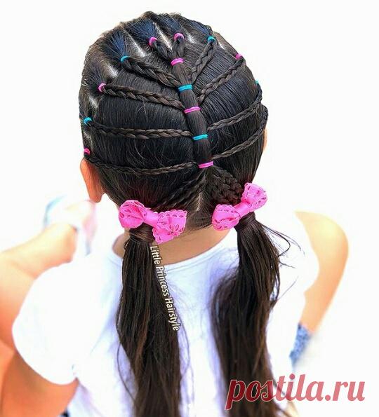 Сложные детские причёски (креатив)