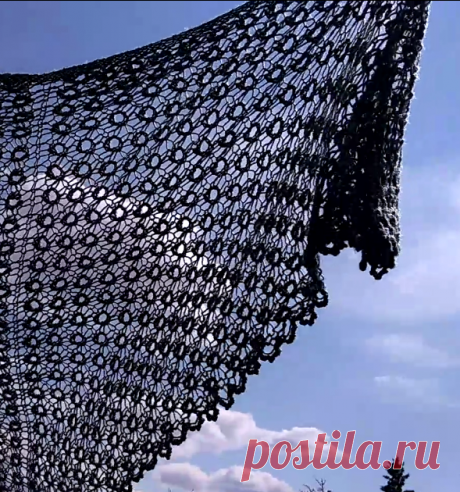 Шаль узором &quot;птичий глаз&quot; | Вязание шали спицами Красивейший шетландский узор. Описание этой шали можно купить на Равелри https://www.ravelry.com/patterns/library/shining-birds-eyes-shawl Но можно связать и просто палантин, начав и закончив несколькими рядами платочной вязки, будет не менее красиво. Схема узора есть...