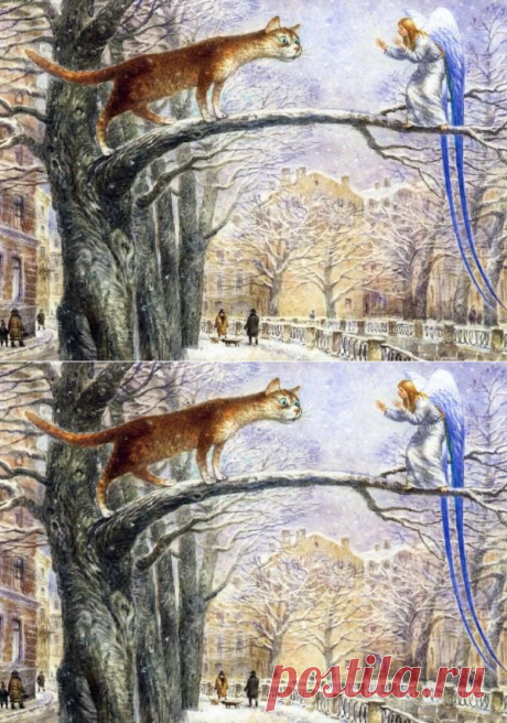 Кот и Ангел (Современная сказка) - BKVL Развлекательный Портал