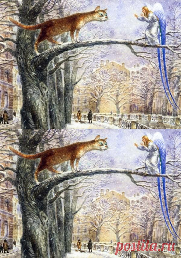 Кот и Ангел (Современная сказка) - BKVL Развлекательный Портал