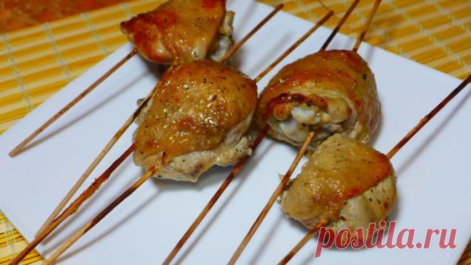 Шашлык из курицы в духовке к праздничному столу - Простые рецепты Овкусе.ру