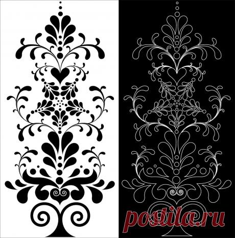 орнаменты для росписи мебели – Google Поиск