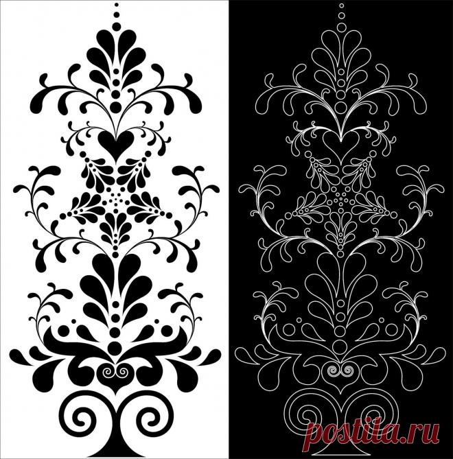 орнаменты для росписи мебели – Google Поиск