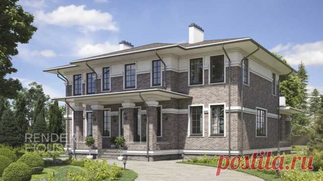 Проект дома Веймар — цена строительства под ключ в компании Render House