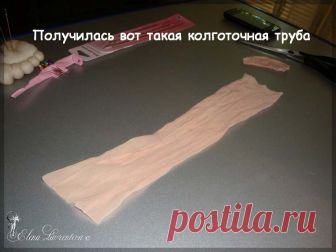 Шьем улитку