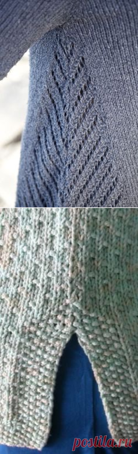 Bamboozle Tunic with Lace Panel  Pullover -  free knit pullover pattern in bamboo yarn - Crystal Palace Yarns | knit crochet tops
