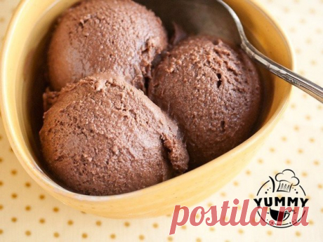 Мороженое из банана и какао