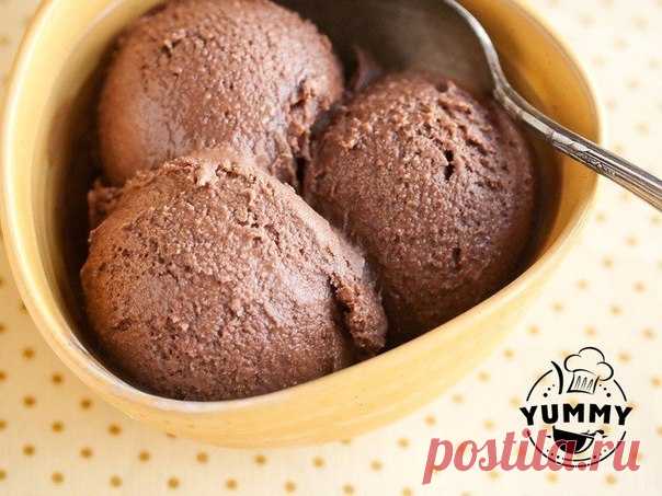 Мороженое из банана и какао