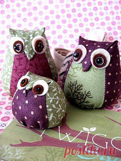 Симпатичная совушка своими руками)