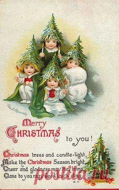 postcard.quenalbertini: Vintage Christmas Card - Photo, author lar20820639 on Yandex