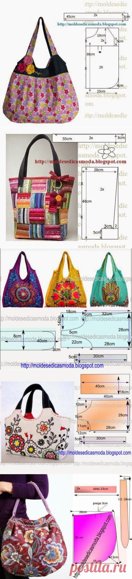 Moldes Moda por Medida: SACOS COM MEDIDAS
