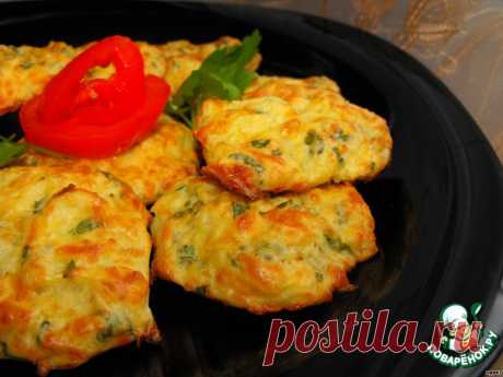 Капустные оладьи с сыром