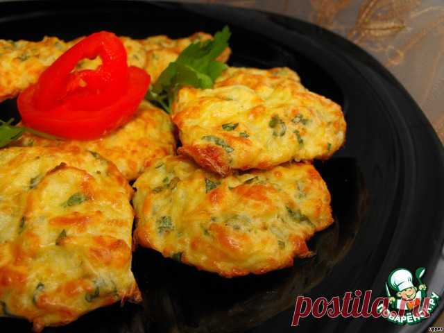 Капустные оладьи с сыром