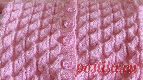 Интересные и красивые узоры спицами со схемами