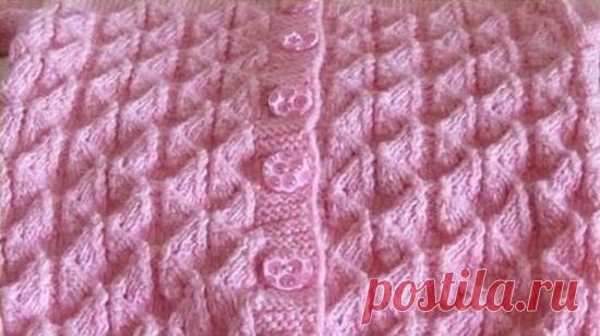 Интересные и красивые узоры спицами со схемами