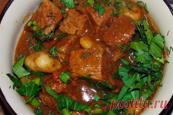 Настоящий гуляш | Домашняя кухня | Яндекс Дзен