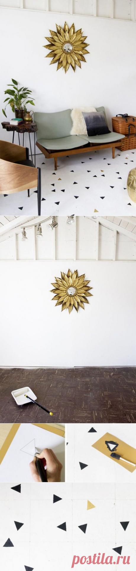 Превращаем старый паркет в дизайнерский пол / Я - суперпупер