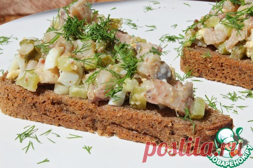 Рубленая сельдь по-баварски – кулинарный рецепт