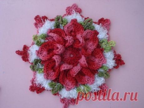 Схемы вязания цветов крючком. Этот букет никогда не завянет! - Женский журнал LadySpecial.ru : специально для женщин