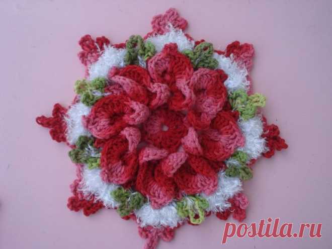 Схемы вязания цветов крючком. Этот букет никогда не завянет! - Женский журнал LadySpecial.ru : специально для женщин