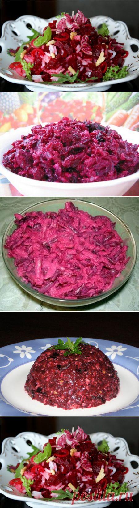 Салаты из свеклы - несколько рецептов