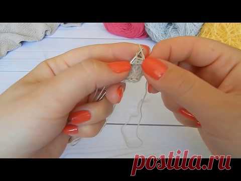 Вязание бактуса от острого угла