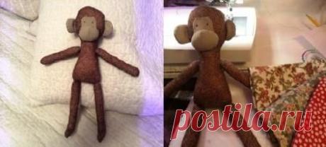 Тильда обезьяна описание, выкройки, мастер-класс