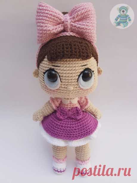 Очаровашка куколка ЛОЛ 
Проект: Toy Art Amigurumi.
Перевод: Лана.