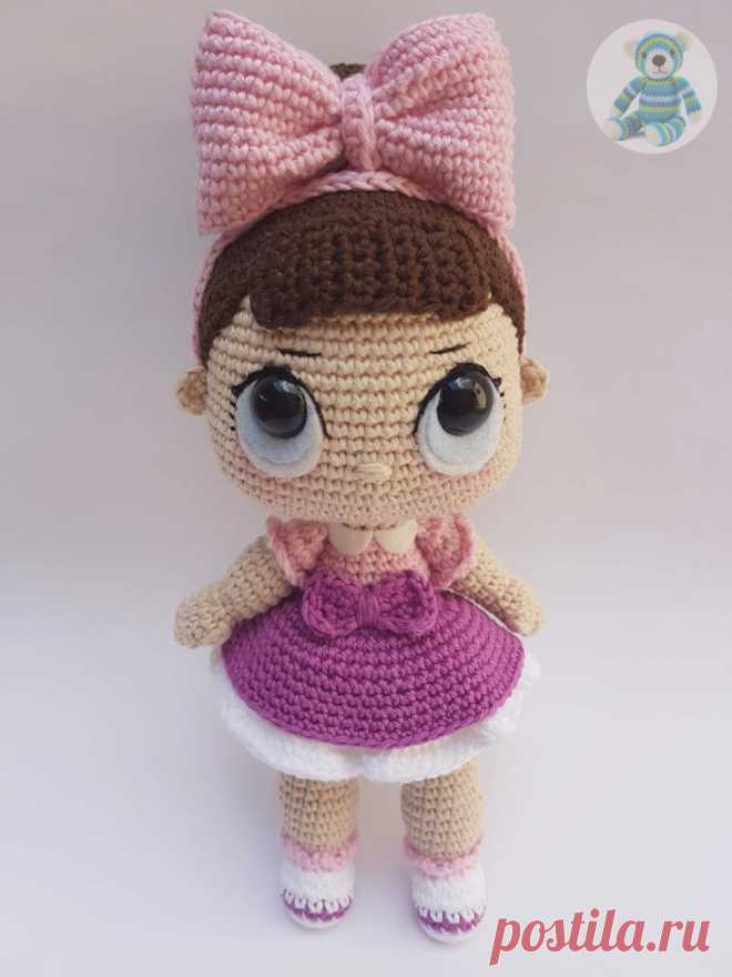Очаровашка куколка ЛОЛ 
Проект: Toy Art Amigurumi.
Перевод: Лана.