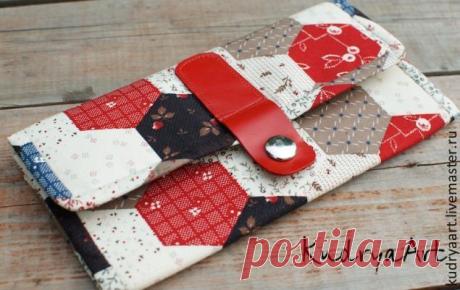 Текстильный кошелек - Ярмарка Мастеров - ручная работа, handmade