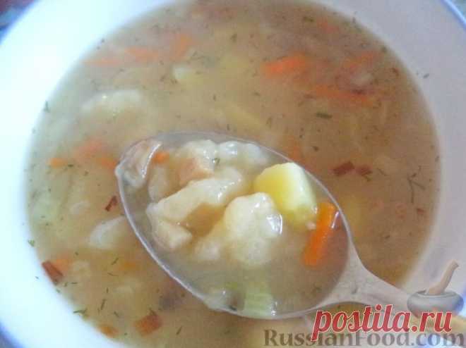 Рецепт: Суп с клецками (постный) (4 порции) на RussianFood.com