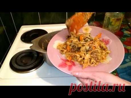 Капуста тушеная рецепт с мясом как приготовить бигус классический на обед и ужин дома быстро вкусно - YouTube