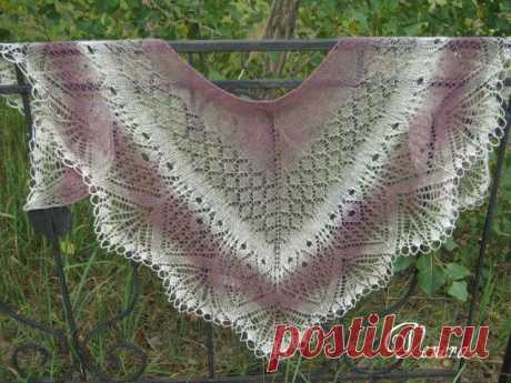 Knitting Stories by Venera: Шаль &quot;Аделия&quot;