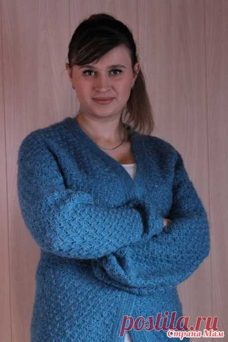 Кардиган "Петроль" из мохеровой пряжи - Вязание - пїЅпїЅпїЅпїЅпїЅпїЅ пїЅпїЅпїЅ