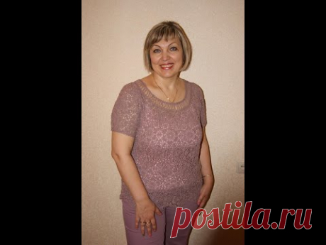 Туника "Цветы в шоколаде"