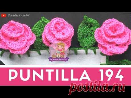 Puntilla 194 | ROSAS | Puntillas Maribel