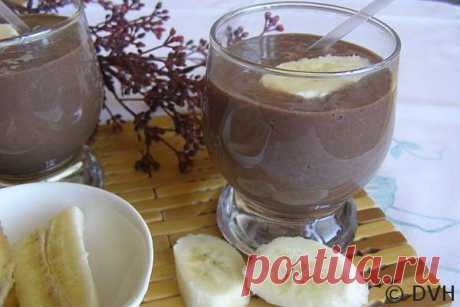 Бананово-шоколадный коктейль | Мои любимые рецепты