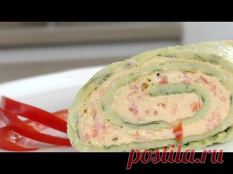 Зеленый рулет со сливочным сыром - Люблю готовить - Страна Мам