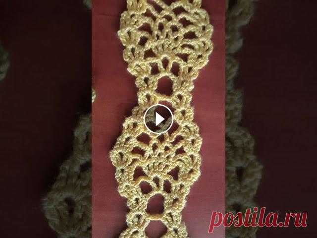 ананас вязание крючком ажурный узор Вяжем с Nilena Sans crochet #shortsПредлагаю вашему вниманию небольшой видео-обзор о красивых кружевах, связаных у...