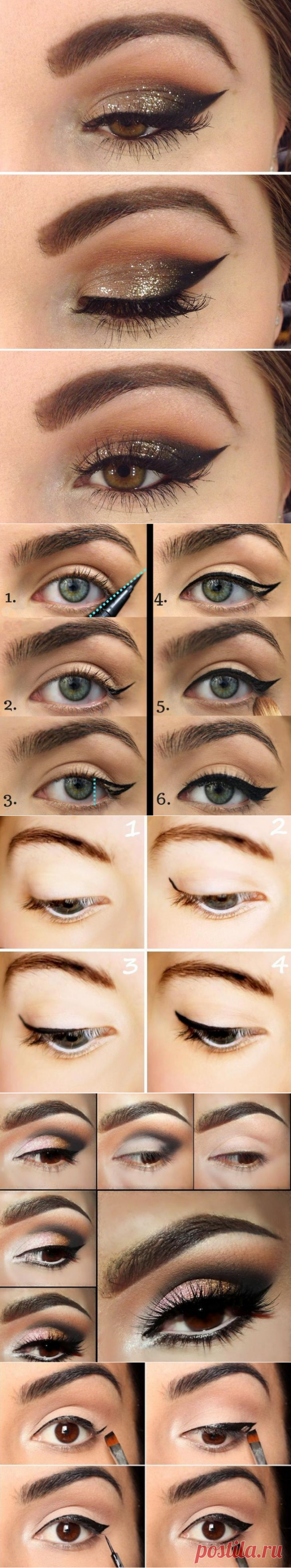 Как рисовать стрелки на глазах? — Пошаговые инструкции