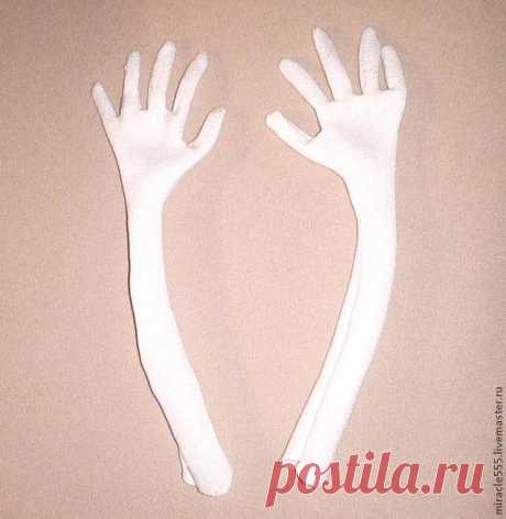 Изготовление рук на проволочном каркасе - Ярмарка Мастеров - ручная работа, handmade