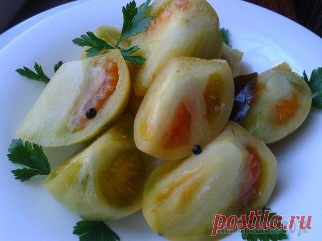 МАРИНОВАННЫЕ ЗЕЛЁНЫЕ ПОМИДОРЫ!