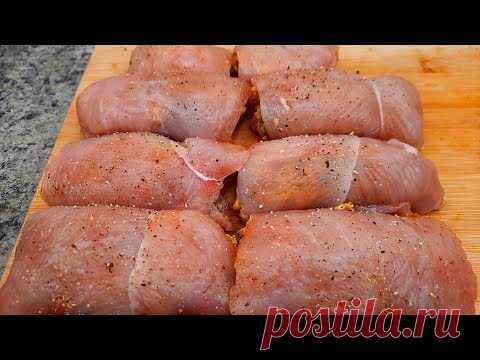 Если хотите удивить своих гостей. Куриные рулетики в духовке! # 46