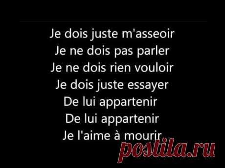 Francis Cabrel - Je l'aime a mourir [Lyrics]