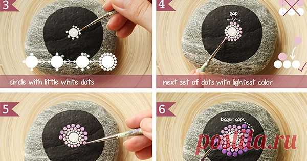 How To Paint The Most Gorgeous Mandala Stones | The WHOot